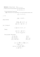 Quiz 12C Solution Spring 2008 on Analytic Geometry and Calculus B
