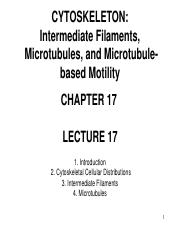 Lect 17_Cytoskeleton-Intermediate Filaments and MTs.pdf