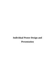 Individual Poster Design and Presentation.docx