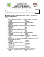 4th Periodical Test_MAPEH 9_Test Questionnare with Key to Corrections.docx