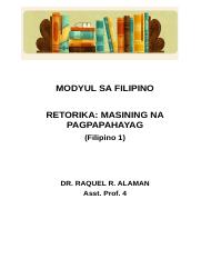 MODYUL 1_FILIPINO.docx