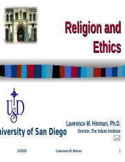 Religion and Ethics.ppt