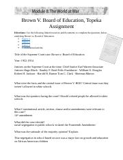 A8.04.2 Brown v. Board of Education Questions Assignment.docx