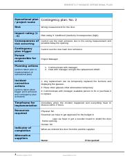 Contingency plan No 2.docx