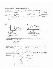 Pythagorean Theorem Assignment.pdf