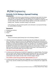 3.2.9 Sizing Spread Footing