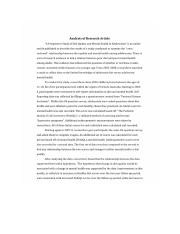Sample Analysis of a Research Article.docx