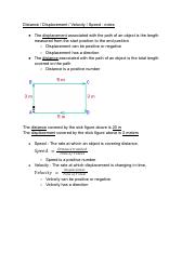 Displacement and Velocity notes.pdf