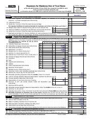 2015 form 8829 form 8829 department of the treasury internal 2015 form 8829