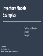 SupplyChainManagement.InventoryModels.Examples.pptx