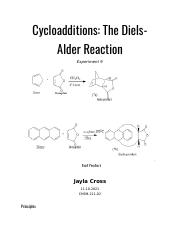 Experiment 9 Cycloadditions_ The Diels-Alder Reaction.docx