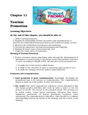 Chapter 11 - TOURISM PROMOTION.docx