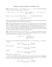 Homework 2 Solution on Inferential Statistics