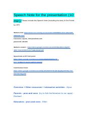 DL-Speech Note for the presentation.docx