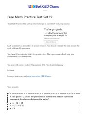 Free Math Practice Test Set 19.pdf