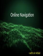 Online Navigation.pptx