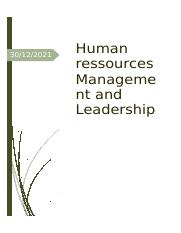 leadership human ressources.docx