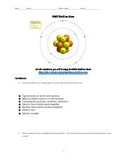 Jaelyn Pannell Atomic Structure PhET Build an Atom Activity.docx