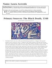 Copy of Copy of Primary Sources: The Black Death, 1348- Teacher Guide