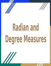 Radian and Degree Measures.pptx