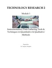 2- Module 1 INSTRUMENTATION Technology Reserach 2.pdf