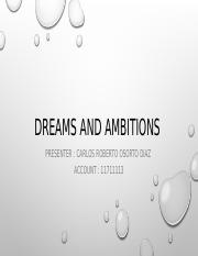 dreams and ambitions.pptx