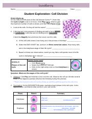 Cell division gizmo answer key activity a | Gizmo Answer ...