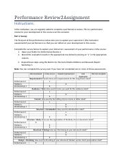 (Parminder) Performance Review 2 Assignment.docx