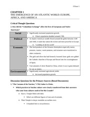 Portfolio - America: A Concise History, Chapter 1