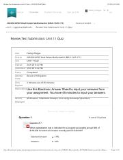 Review Test Submission: Unit 11 Quiz – 202320:22507 Real....pdf