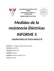 LABO FISICA MEDICIONES DE LA RESISTENCIA ELECTRICA.docx
