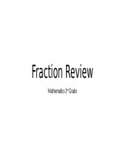 3 - Math - Fraction Review.pptx