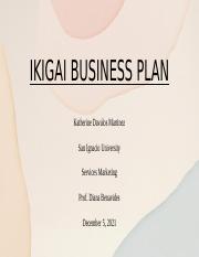 IKIGAI BUSINESS PLAN - SERVICES FINAL -.pptx
