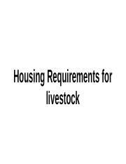 Housing Requirements for livestock.pptx