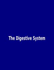 The digestive system and the structure of the villus.ppt