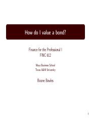 FINC Lecure_How Do I Value a Bond.pdf