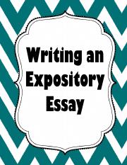 EXPOSITORY Essay notes 2016 PreAP.pdf