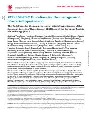 2013, ESC-ESH.  Guidelines for the management HTA.pdf
