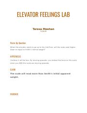 Teresa Meehan - Elevator Feelings Lab