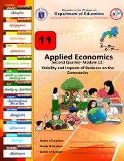 GRADE 11 - APPLIED ECONOMICS - MODULE 12.pdf