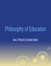 Philosophy of Education SLIDE.pptx