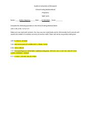 Clinical Coding Workout - (Pregnancy) 227S.docx