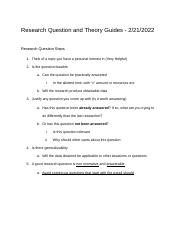 Homework #2 – Research Question and Theory Guides.docx