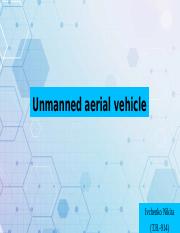 Unmanned aerial vehicle.pptx