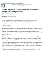 Clinical manifestations and diagnostic evaluation of benign prostatic hyperplasi.pdf