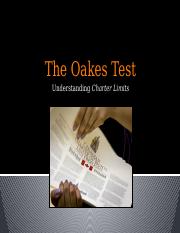 Lesson_ The Oakes Test .pptx