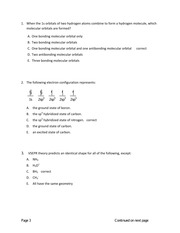 Midterm 2009 CHEM 2OA3 with answers
