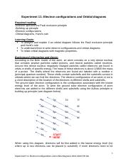 Experiment 11- Electron configurations and Orbital diagrams Fall 2022 F2F (1).docx