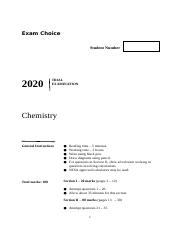 Chemistry Trial 2020 Exam Choice.docx