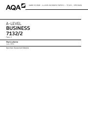 A Level Paper 2 Mark Scheme Specimen Assessment Material .pdf